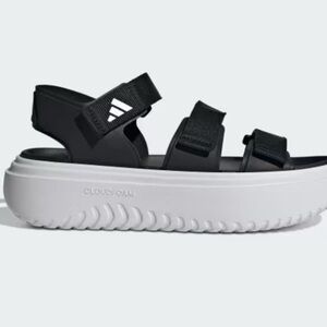 Adidas Women’s  Black and White Sandals